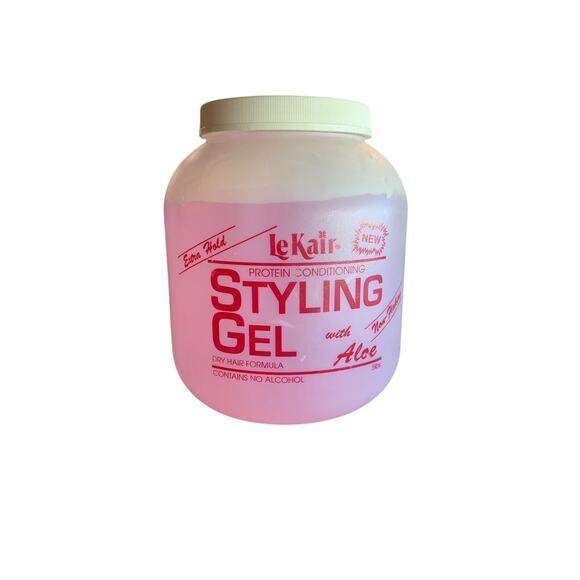 Lekair Protein Conditioning Styling Gel Dry Hair Formula Aloe No Alcohol 5 Lb - Picture 1 of 2